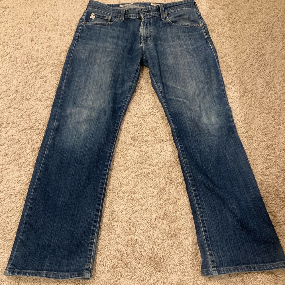 Ag Adriano Goldschmied “The Protege” Men’s Blue Straight Jeans